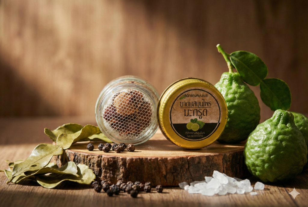 ยาดมมะกรูด,ยาดม,ยาดมสมุนไพรมะกรูด
