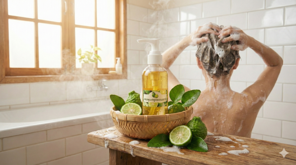 แชมพูมะกรูด,ยาสระผมธรรมชาติ,ยาสระผม