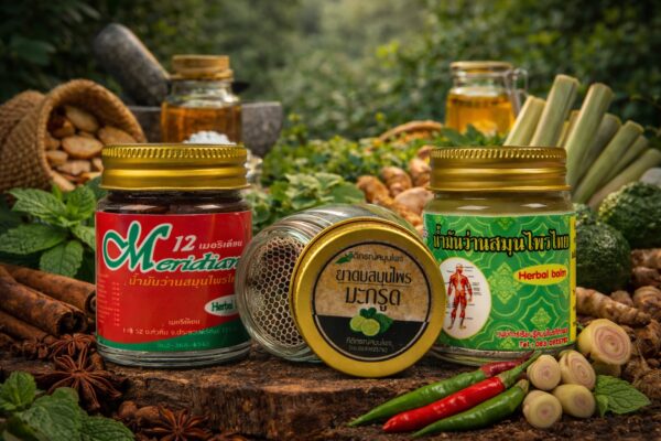 ชุดสมุนไพร,สมุนไพรไทยแท้,น้ำมันสมุนไพร,ยาดมสมุนไพร