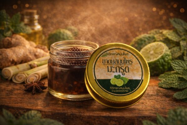 ยาดมมะกรูด,หอมสดชื่น,ยาดมพกติดตัว,สมุนไพรธรรมชาติ