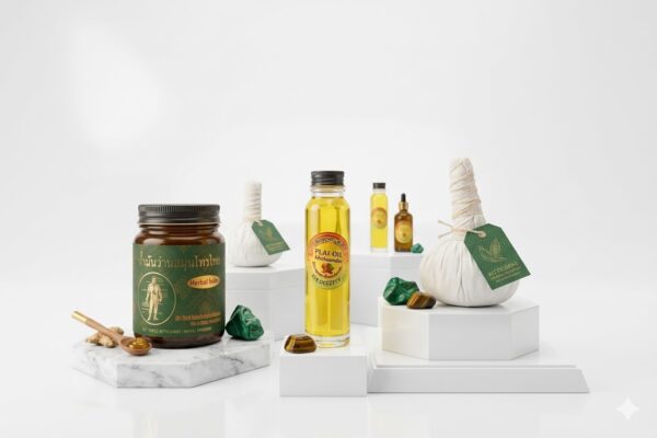 ลูกประคบสมุนไพร,ลูกประคบ,น้ำมันว่านสมุนไพร